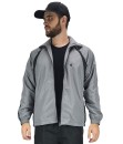 Jaqueta Microfibra Casaco Tactel Masculina P M G Gg Forro - Cinza